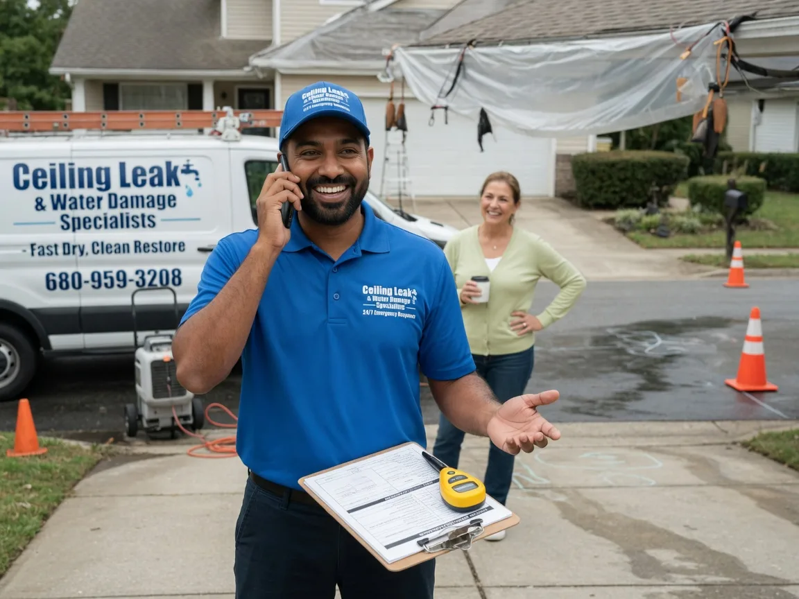 Ceiling Leak Cleanup Daleville, VA FAQs